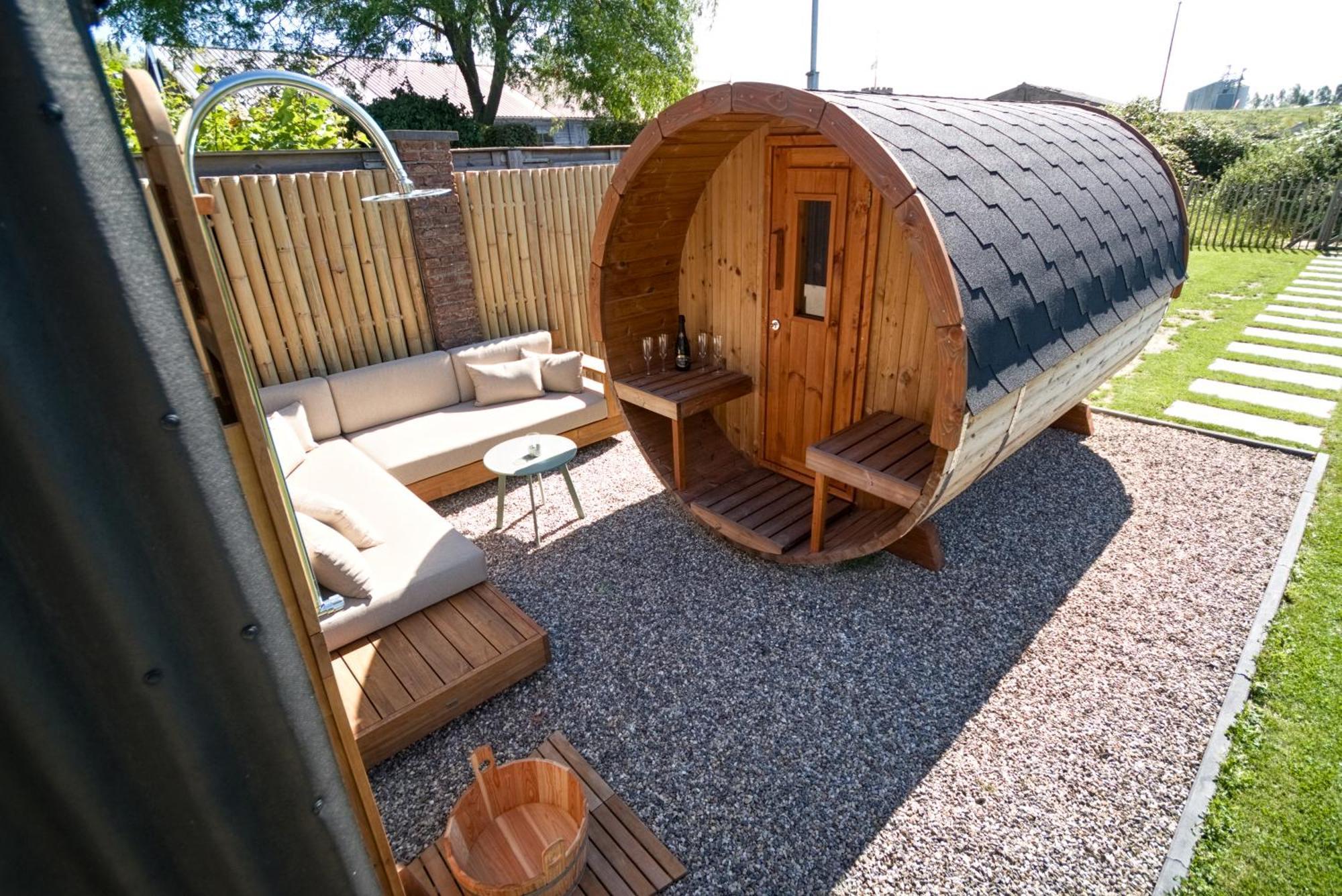 Het Pareltje Van Walsoorden Met Sauna -Extra Bijboeken- Villa Exterior foto